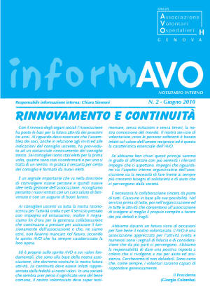 InformAVO Giugno 2010